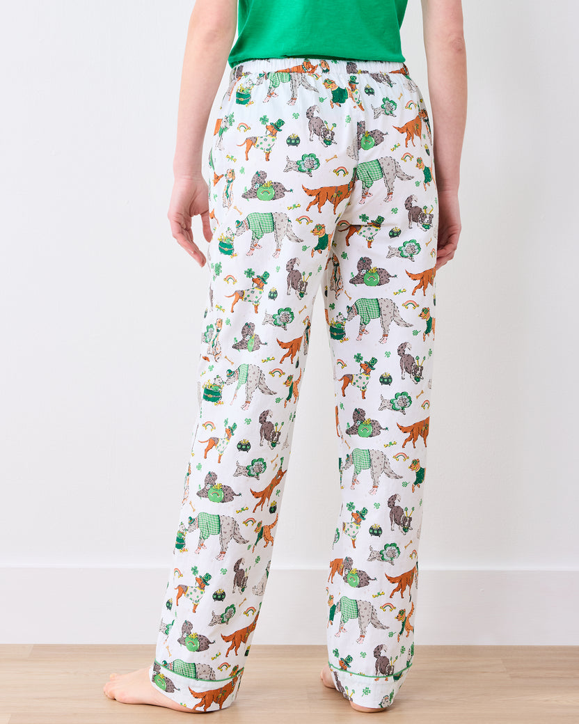 Lucky Paws - PJ Pants - Irish Cream