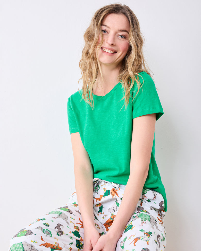Lucky Paws - Long PJ Pants & Saturday Tee Bundle - Multi - Printfresh