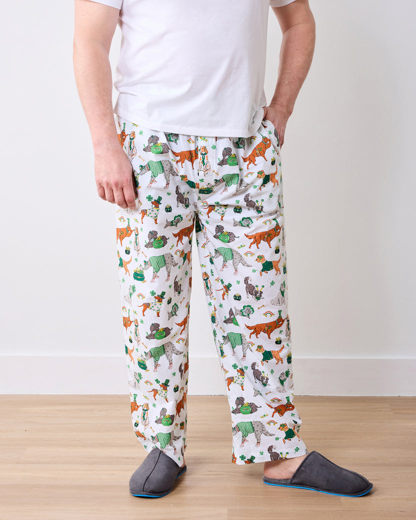 Lucky Paws - Mens PJ Pant - Irish Cream - Printfresh