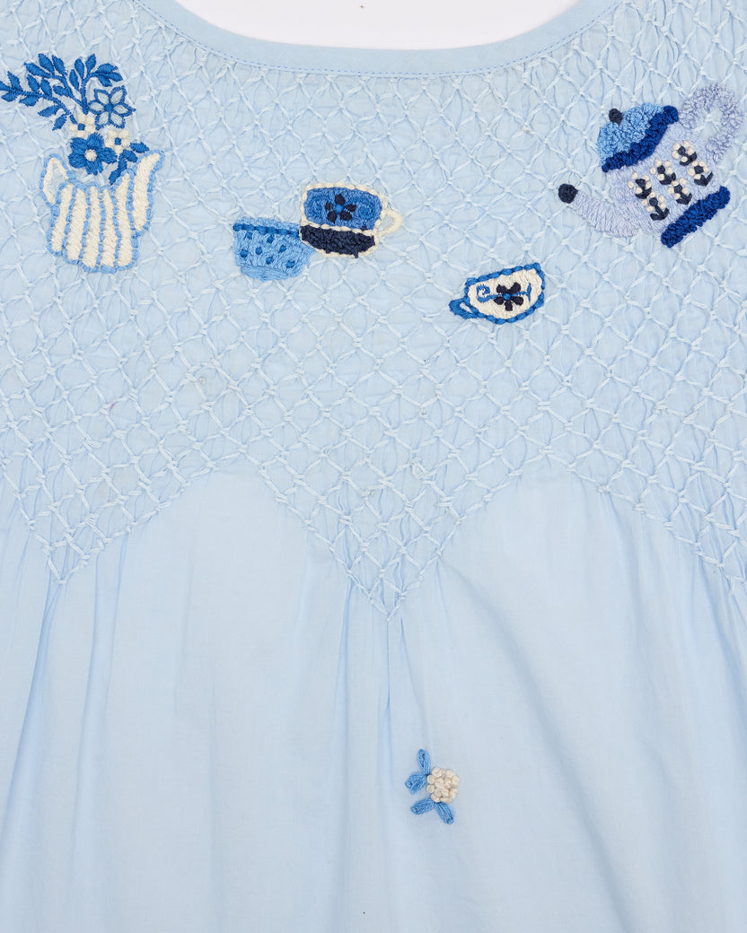 High Tea Toile - Naya Short Set - Notting Hill Blue - Printfresh