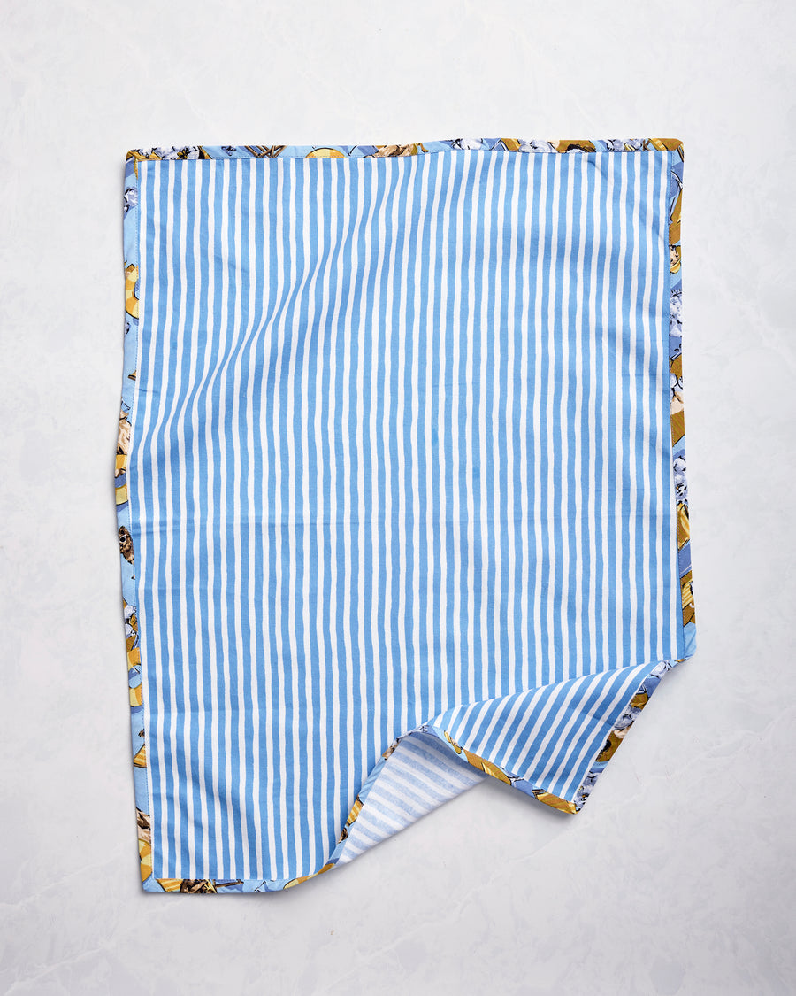 Palm Royale Pooches - Tea Towels Set of 2 - Cerulean Splash - Printfresh