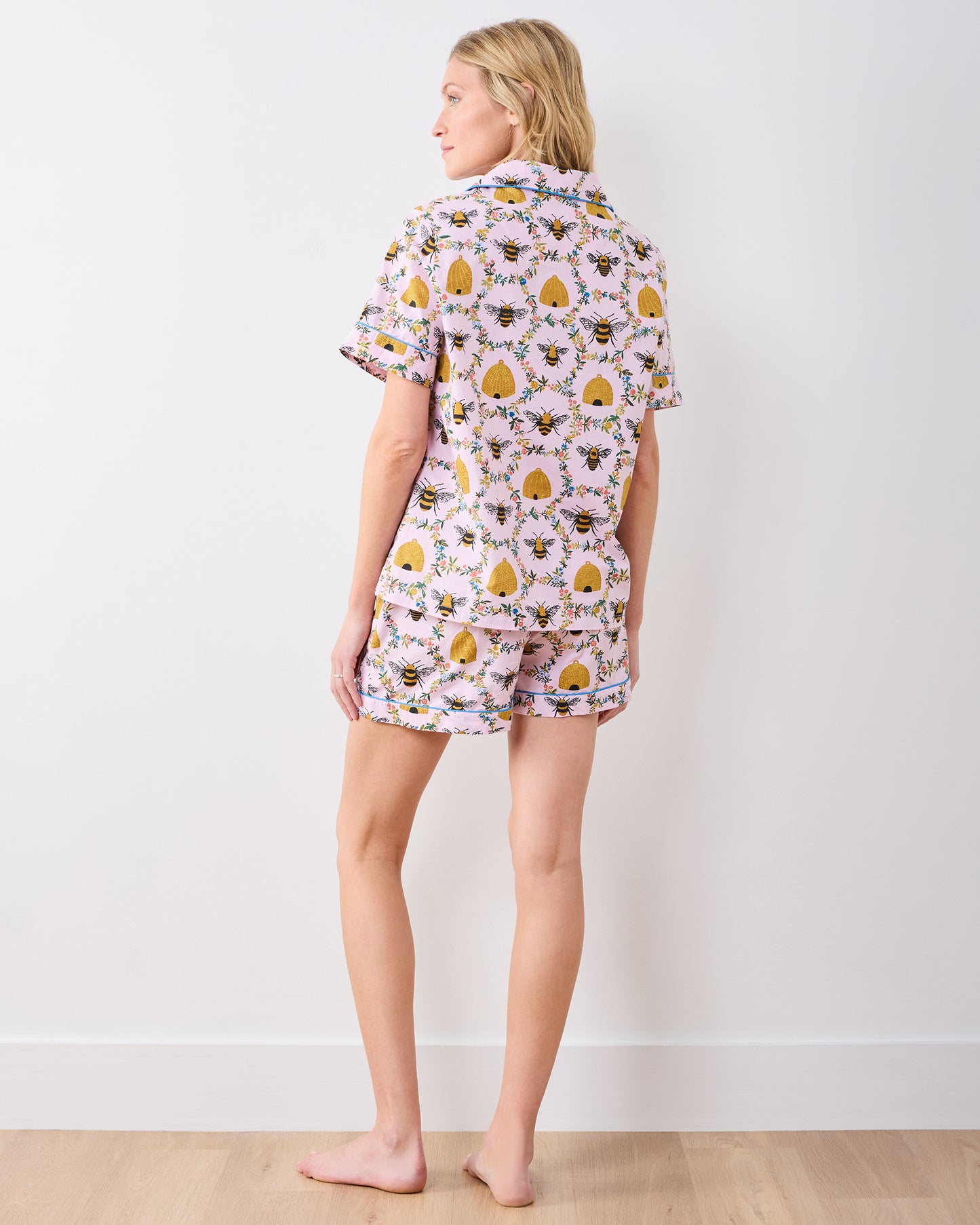 Sweet Bee - Short PJ Set - Pink Petal - Printfresh