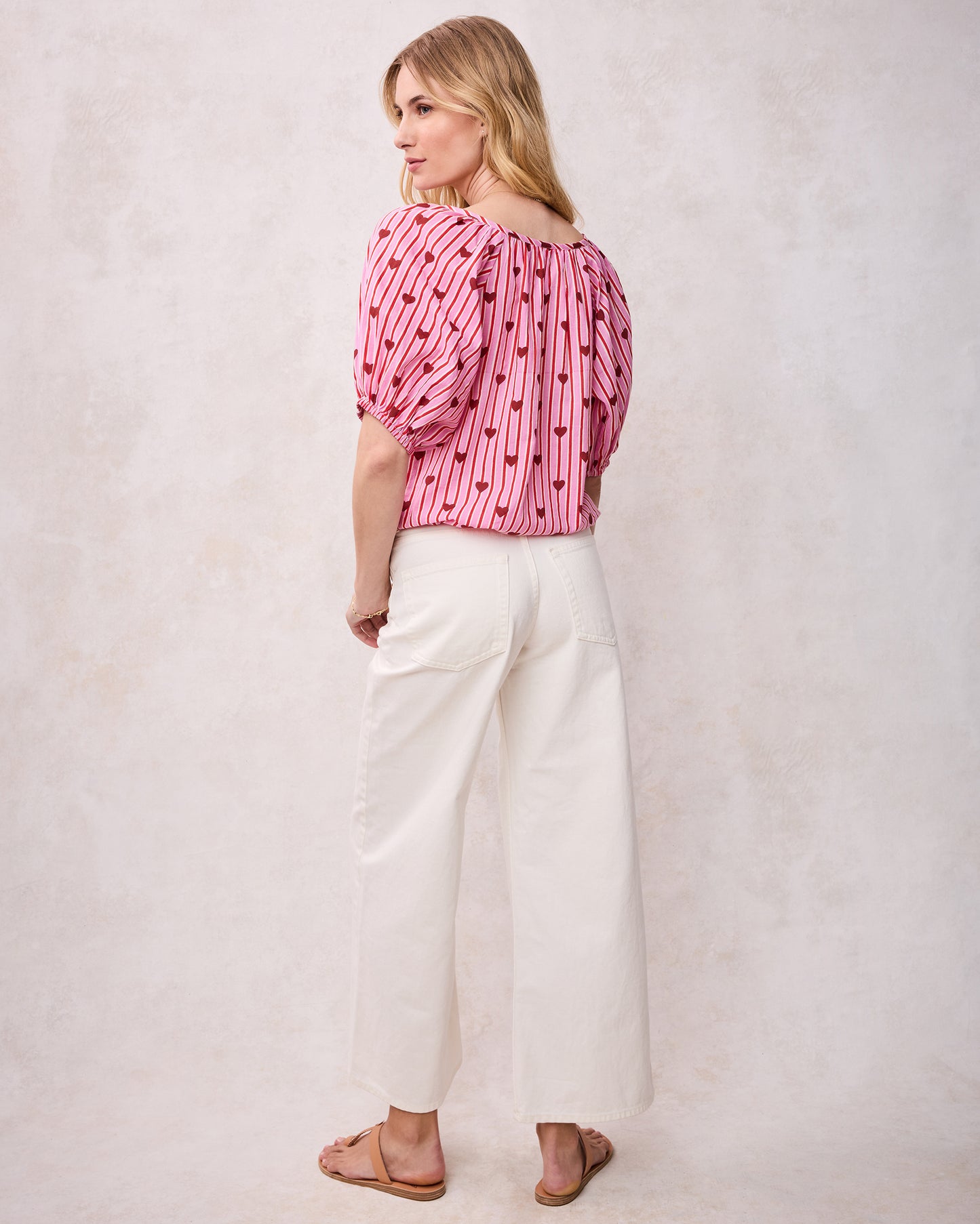 Sweethearts - Piper Blouse - Blushing Valentine - Printfresh