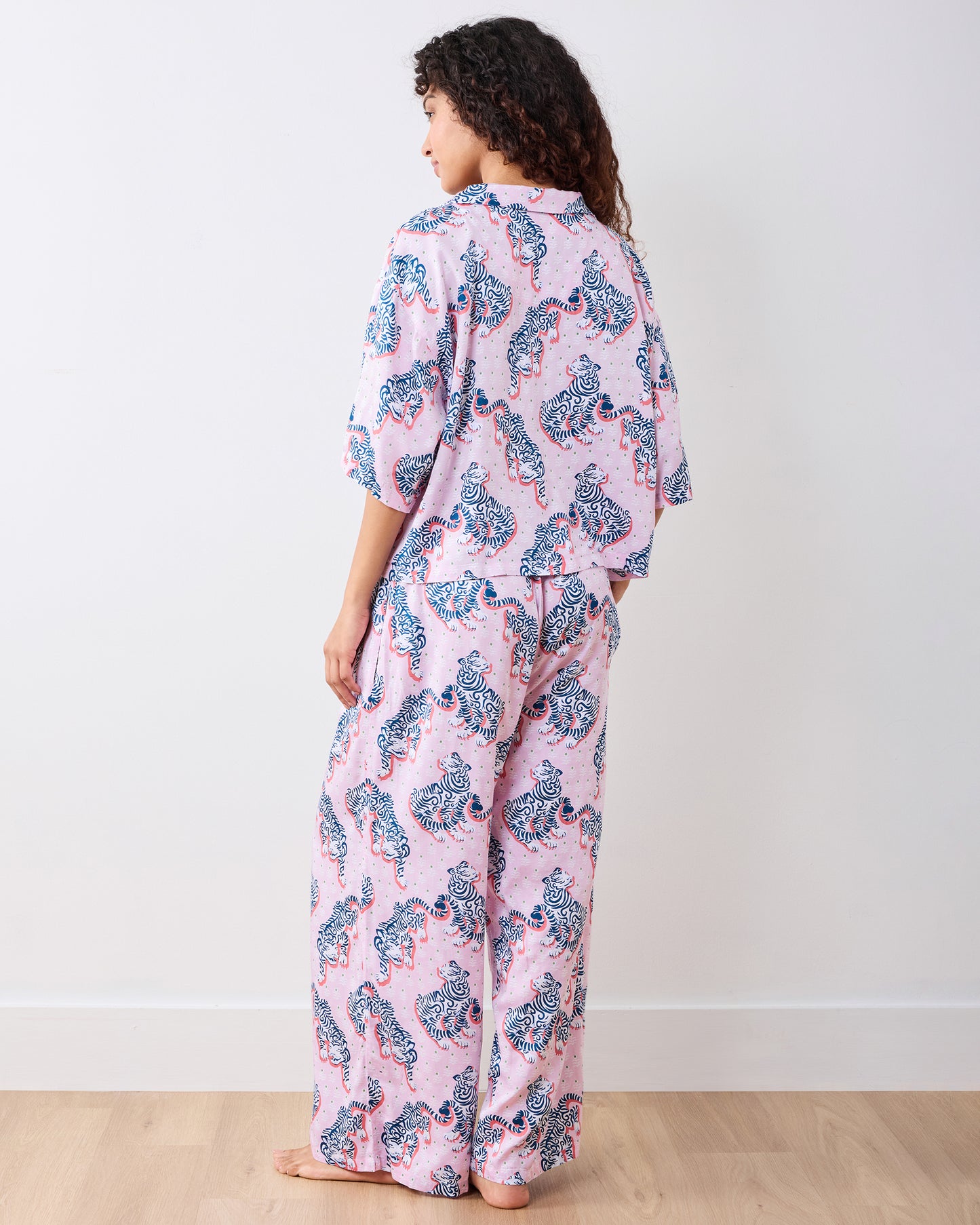 Tiger Queen - Eco Satin Wildest Dreams Set - Blush & Bashful - Printfresh