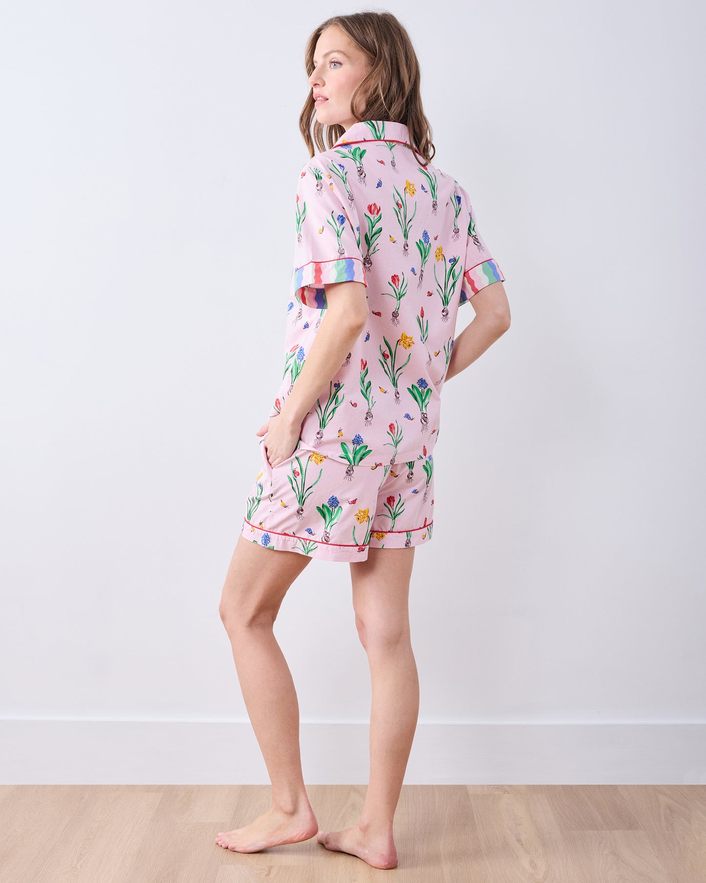 Tulip Trail - Short PJ Set - Blush - Printfresh
