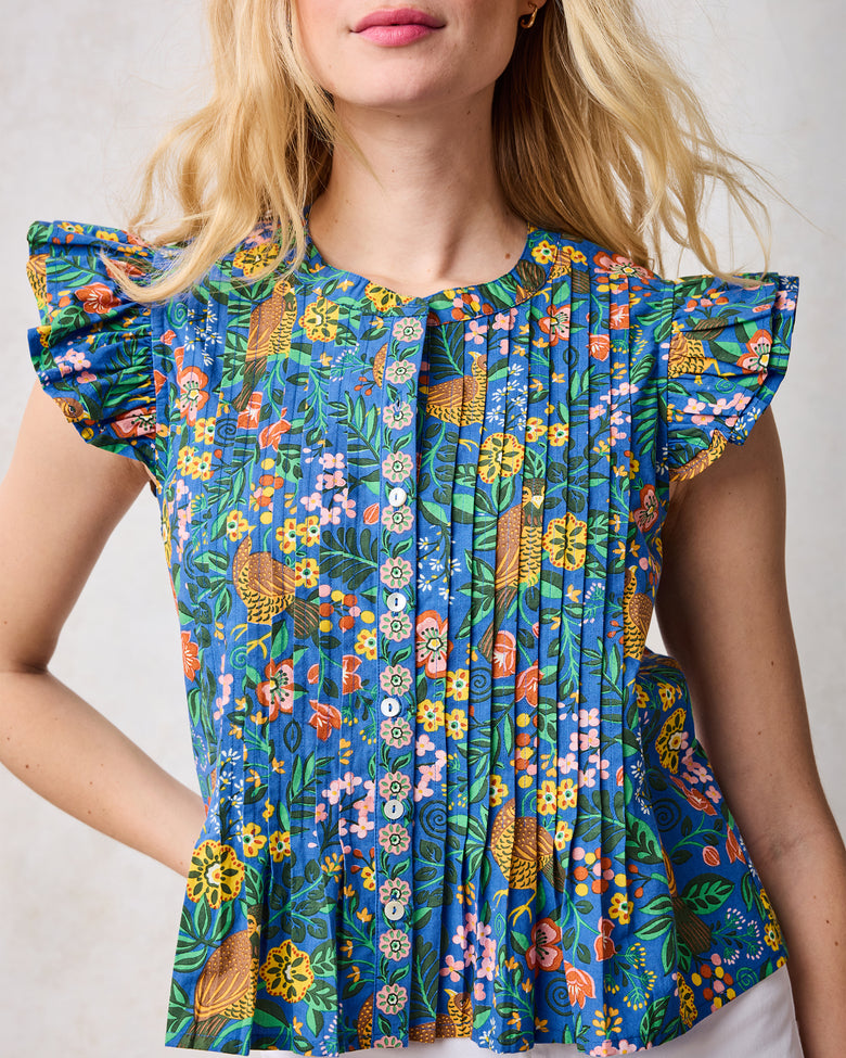 Willow Wren - Katie Blouse - Oasis - Printfresh