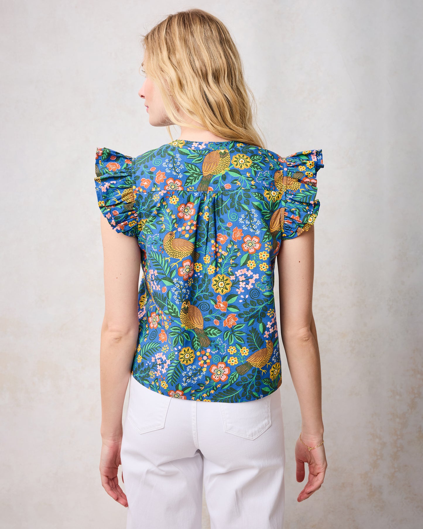 Willow Wren - Katie Blouse - Oasis - Printfresh