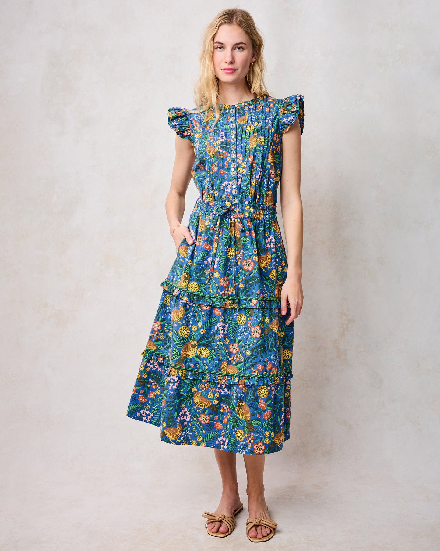 Willow Wren - Katie Blouse - Oasis - Printfresh