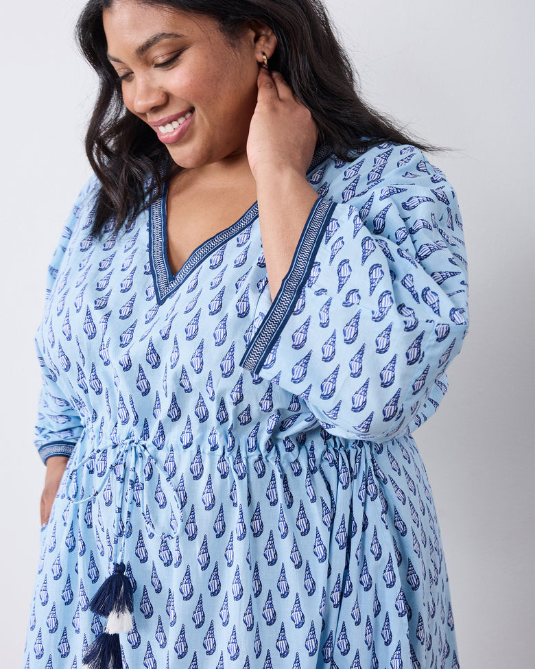 Conch Cascade - Atlantic Caftan - Clear Waters - Printfresh