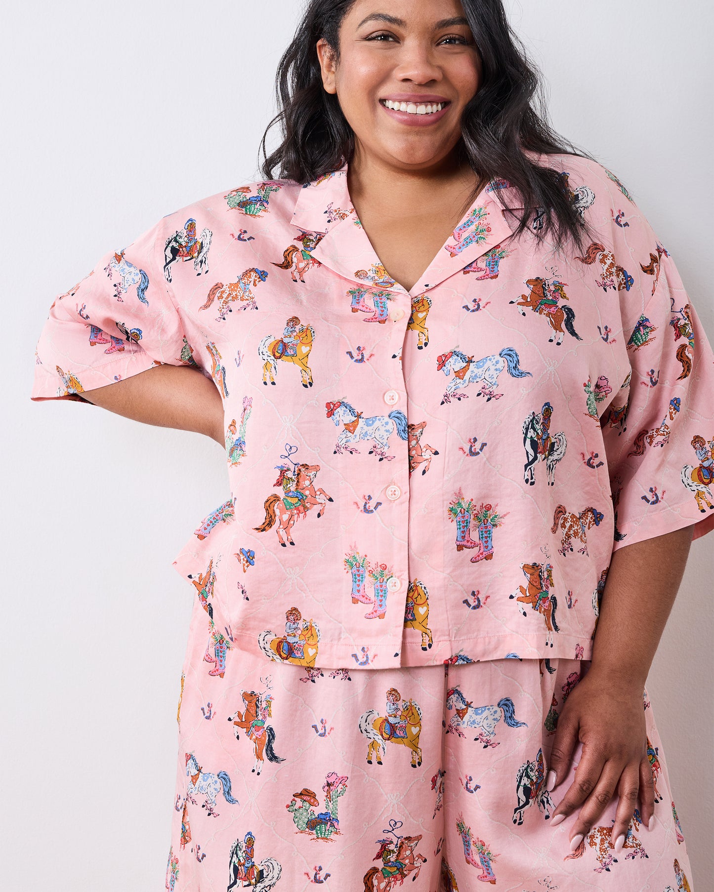 Cowgirl Chic - Petite Eco Satin Wildest Dreams Set - Desert Sky