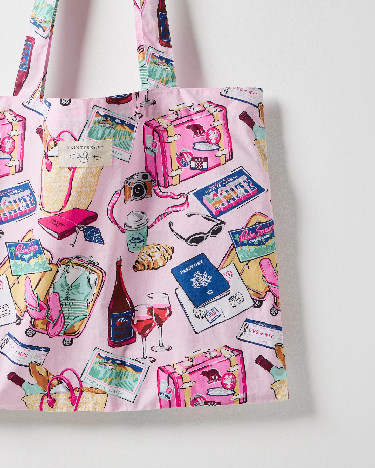 Emotional Baggage - Go to Tote - Happy Place Pink