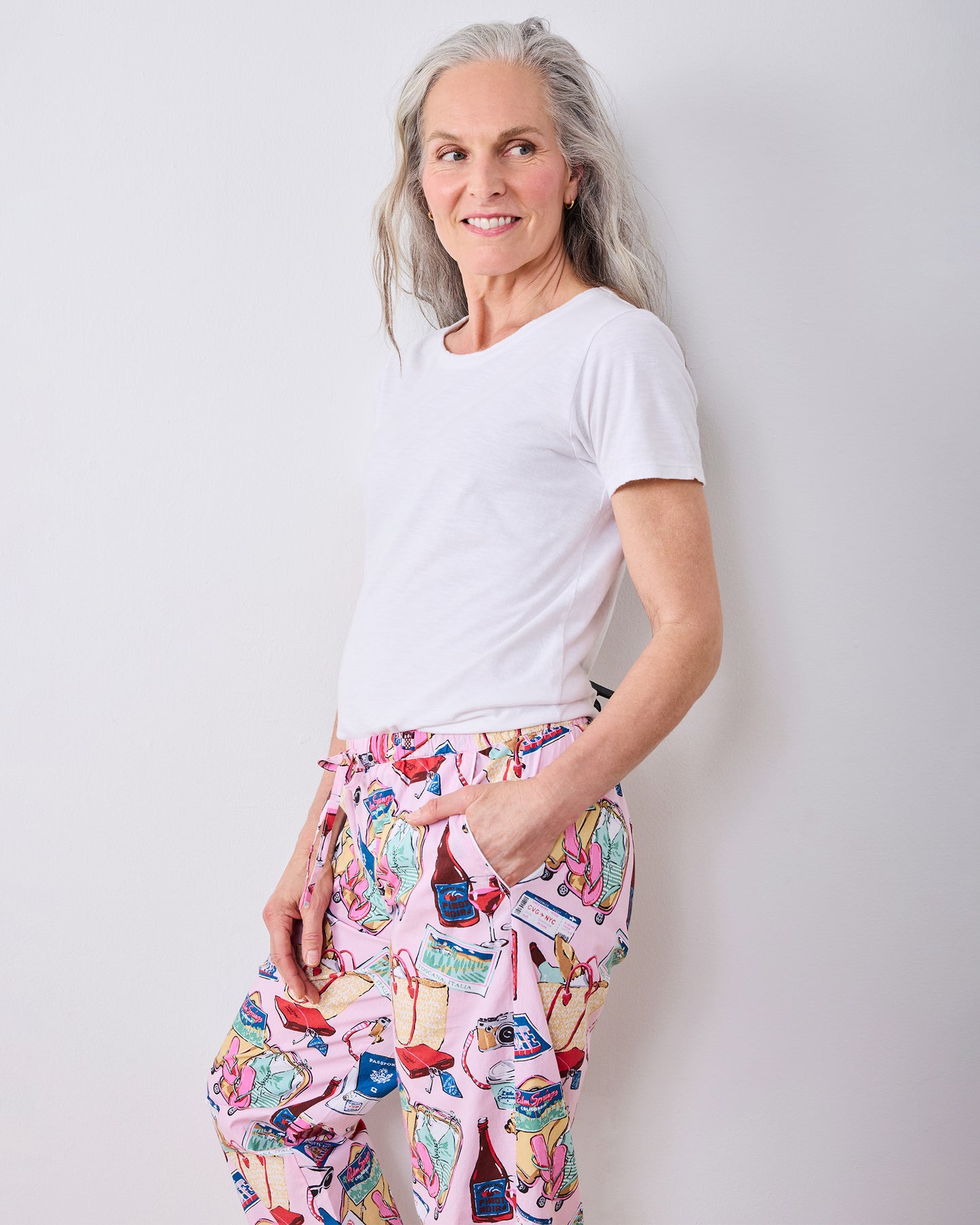 Emotional Baggage - Tall PJ Pants - Happy Place Pink
