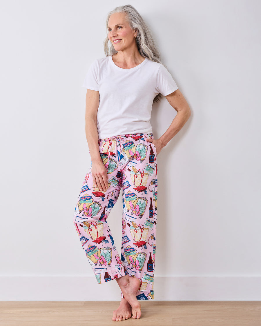 Emotional Baggage - PJ Pants - Happy Place Pink