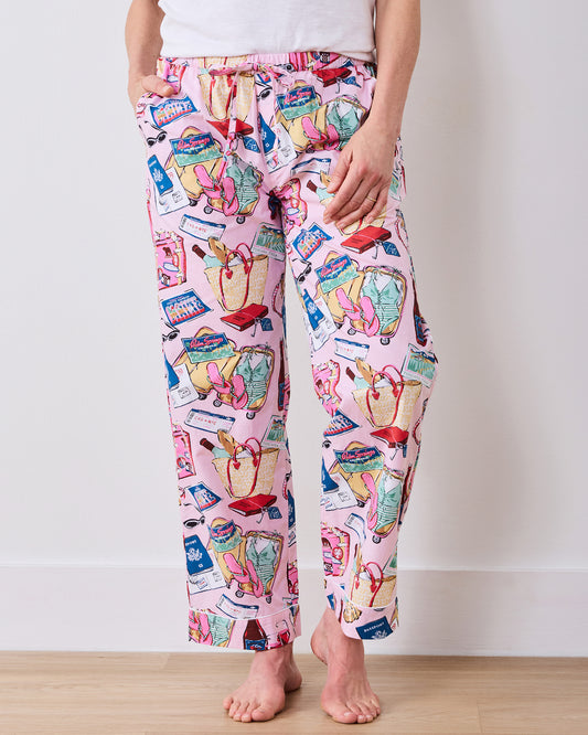 Emotional Baggage - PJ Pants - Happy Place Pink