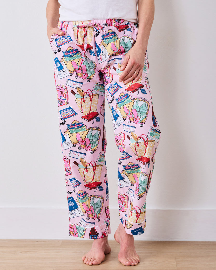 Emotional Baggage - Tall PJ Pants - Happy Place Pink