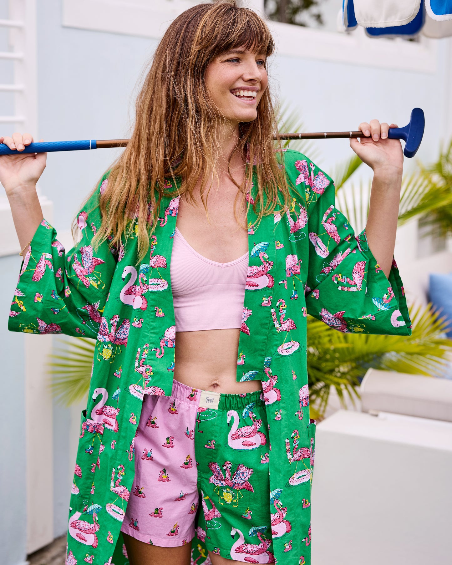 Flock Party - Boyfriend Boxer - Palm Frond
