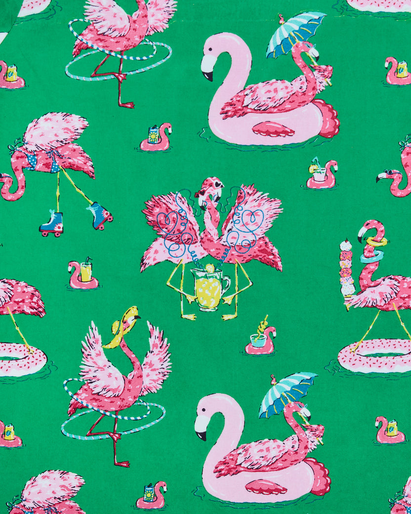 Flock Party - Long Robe - Palm Frond