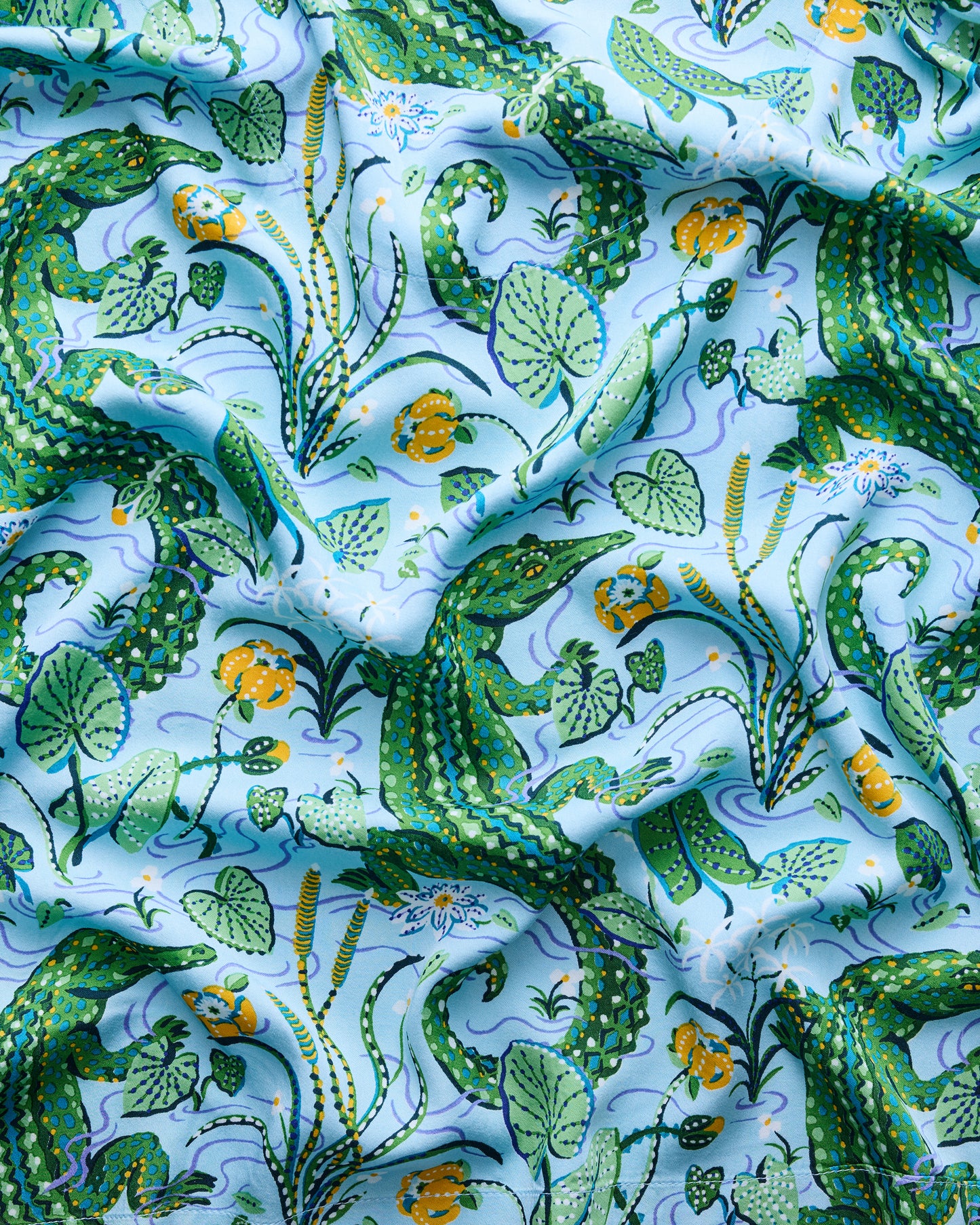 Gator Grove - Eco Satin Sweet Dreams Set - Blue Lagoon