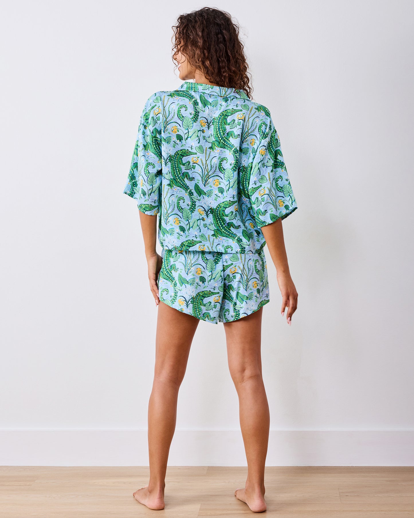 Gator Grove - Eco Satin Sweet Dreams Set - Blue Lagoon