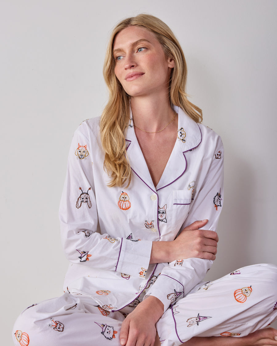 Halloween Hounds - Tall Long PJ Set - Cloud