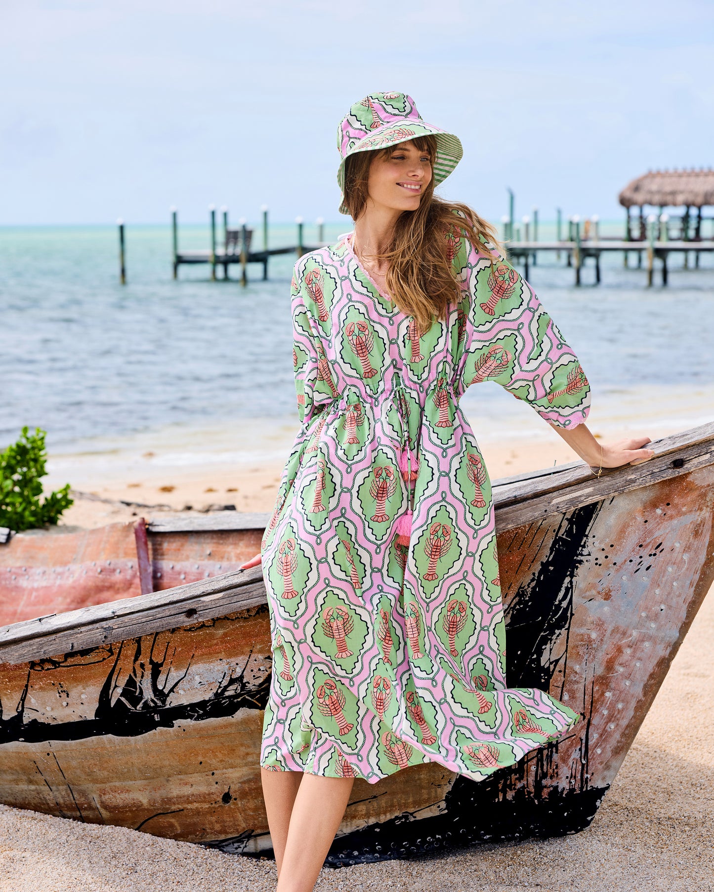Lobster Lagoon - Atlantic Caftan - Pink Mojito - Printfresh