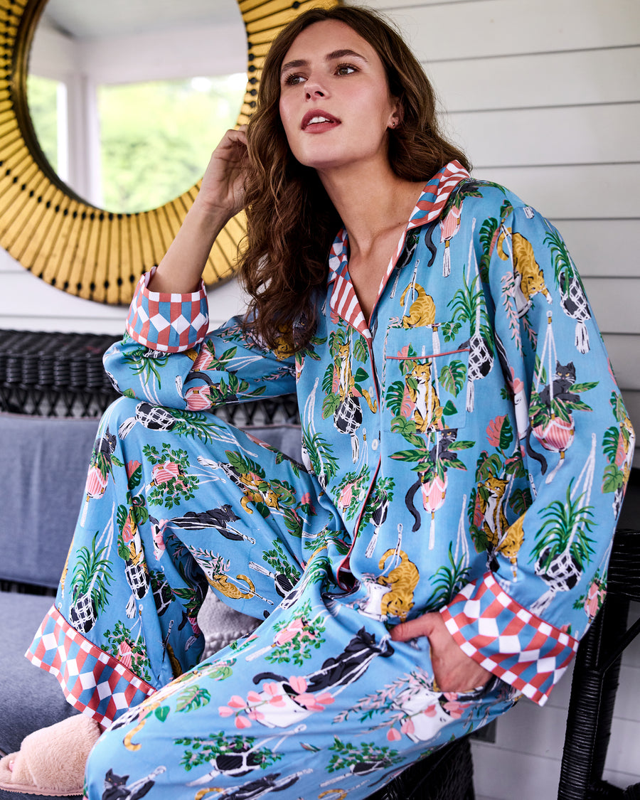 Macrame Mischief - Eco Satin Soho Set - Slate Blue