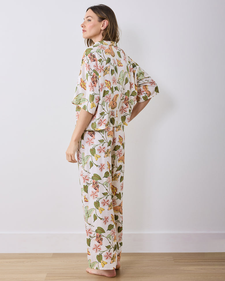 Midnight Flutter - Eco Satin Wildest Dreams Set - Ivory - Printfresh