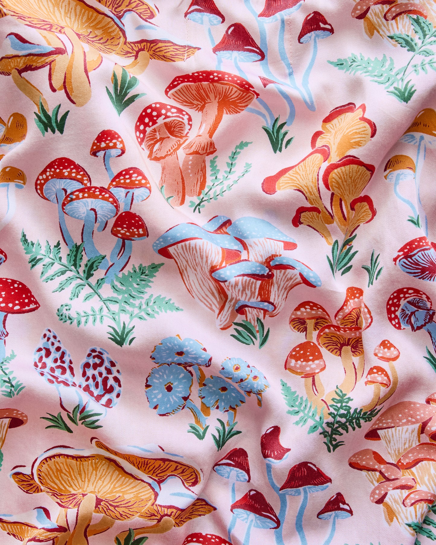 Mushroom Medley - Eco Satin Sweet Dreams Set - Blush - Printfresh