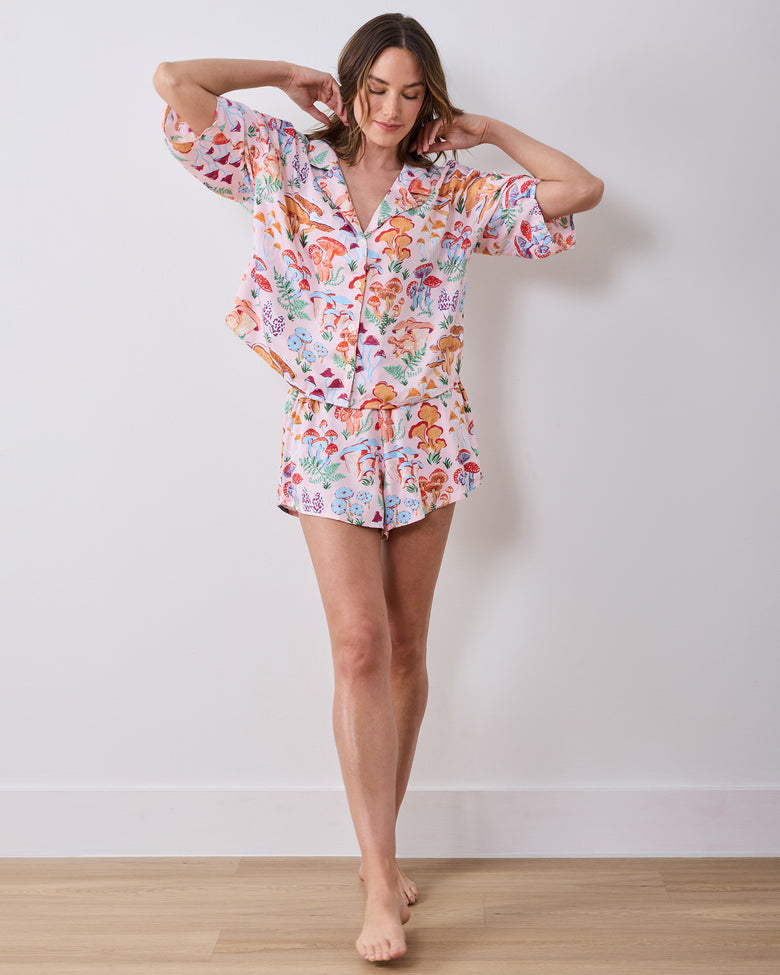 Mushroom Medley - Eco Satin Sweet Dreams Set - Blush - Printfresh
