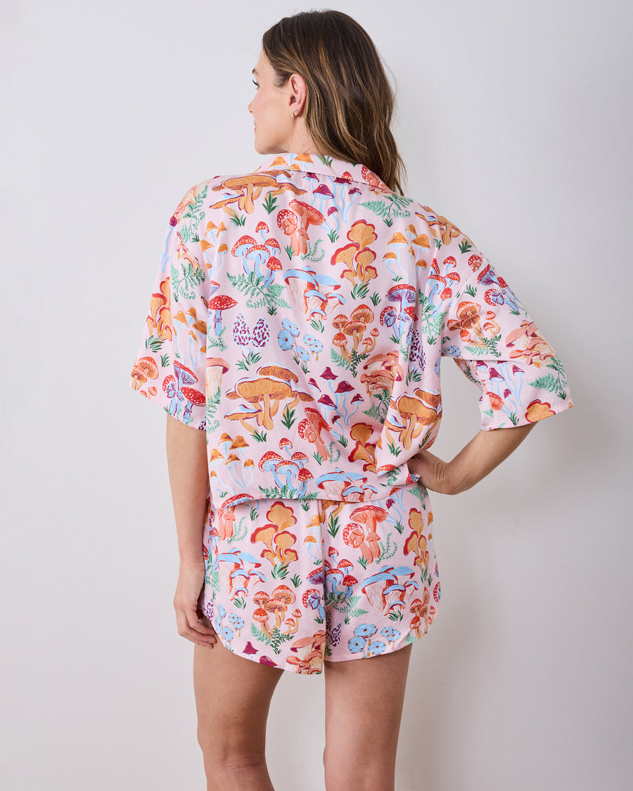 Mushroom Medley - Eco Satin Sweet Dreams Set - Blush - Printfresh