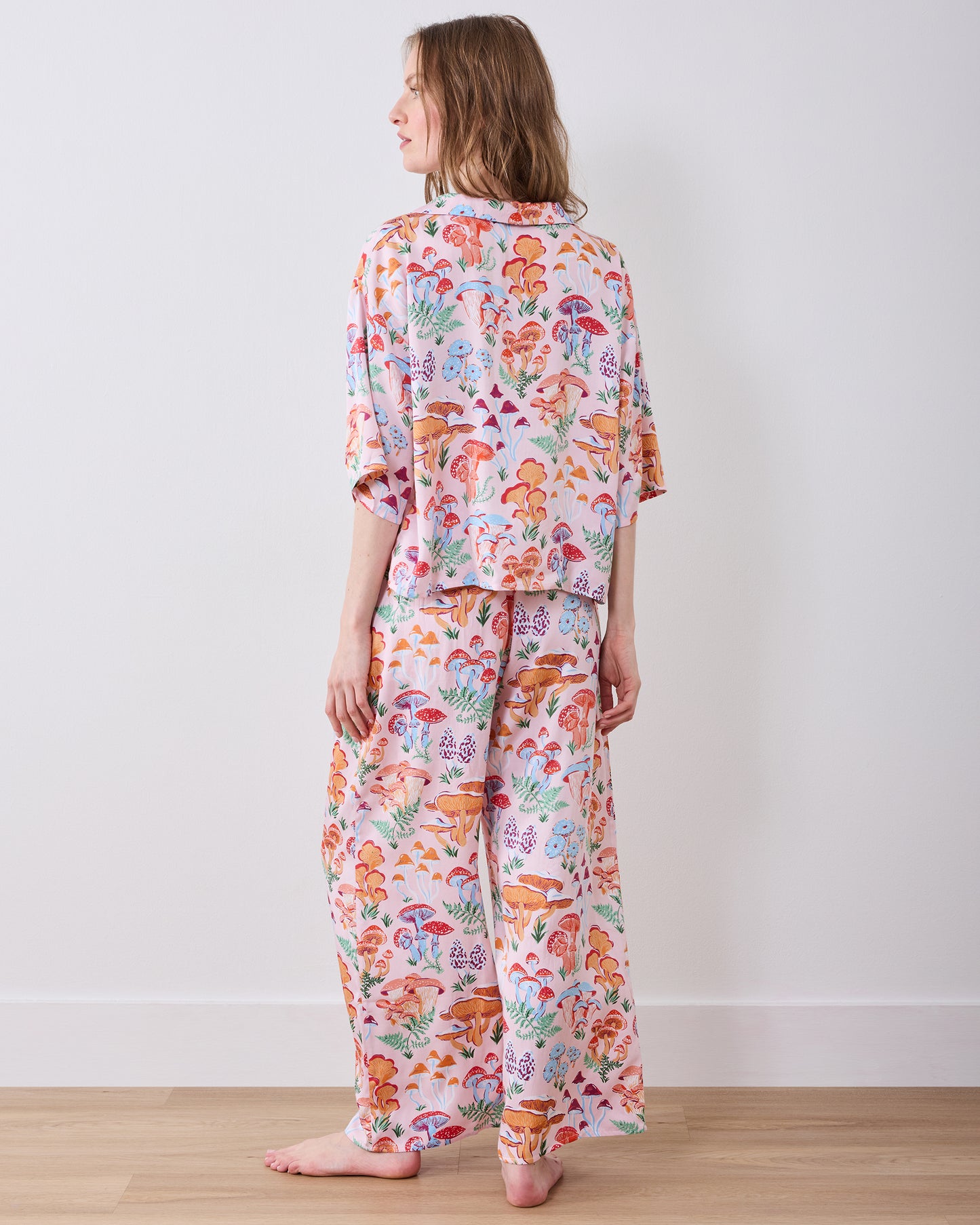 Mushroom Medley - Eco Satin Wildest Dreams Set - Blush - Printfresh