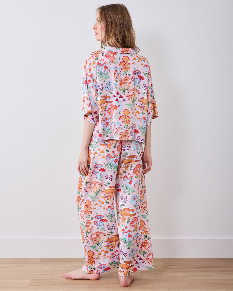 Mushroom Medley - Eco Satin Wildest Dreams Set - Blush - Printfresh