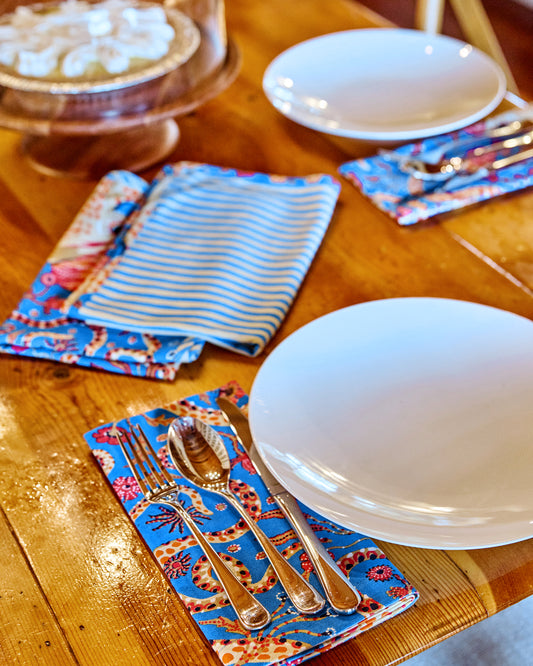 Octopus Isle - Dinner Napkins Set of 4 - Ocean Eyes - Printfresh