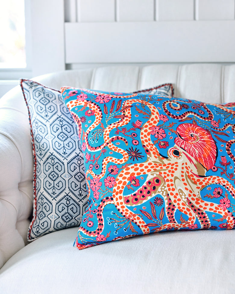 Octopus Isle - Eco Satin Pillowcase - Ocean Eyes - Printfresh