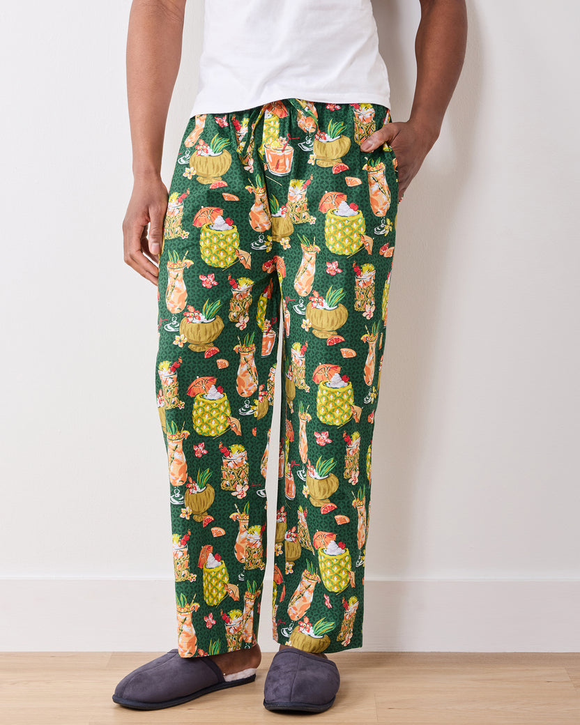 Paradise Punch - Men’s Long PJ Pants - Emerald Isle