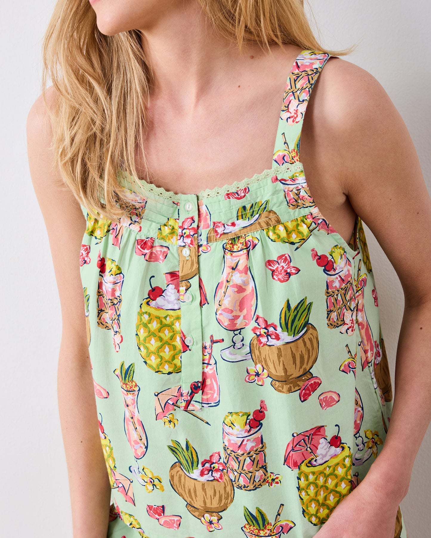 Paradise Punch - Back to Bed Short Set - Mojito