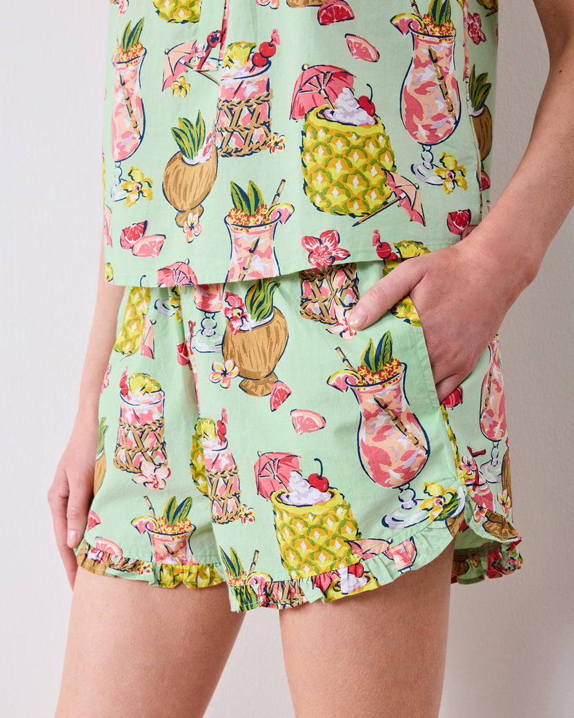 Paradise Punch - Back to Bed Short Set - Mojito