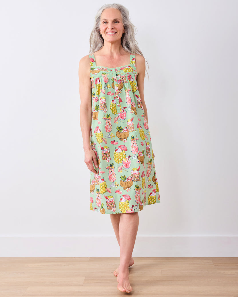 Paradise Punch - Back to Bed Nightgown - Mojito