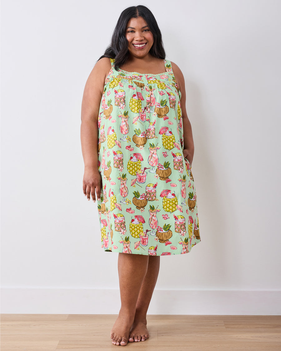 Paradise Punch - Back to Bed Nightgown - Mojito