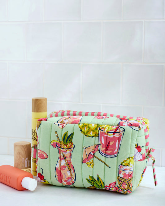 Paradise Punch - Quilted Pouch - Mojito