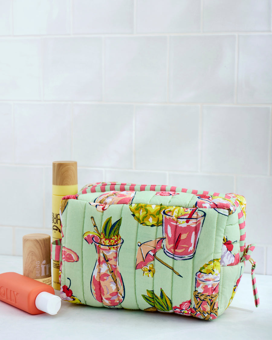 Paradise Punch - Quilted Pouch - Mojito