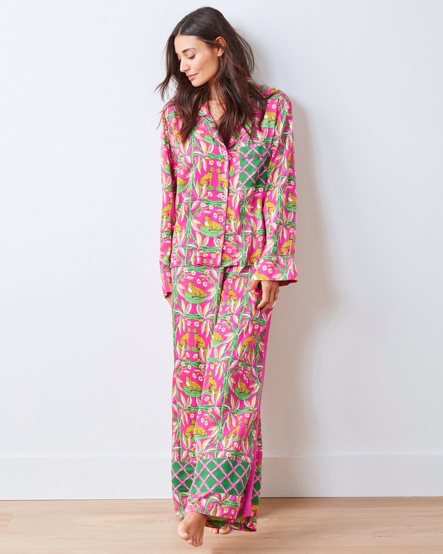 Royal Cheetah - Eco Satin Rittenhouse Set - Pink Palace - Printfresh
