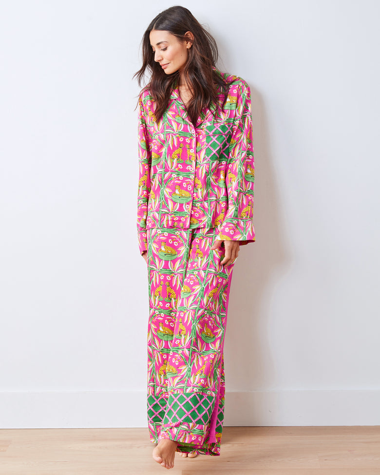 Royal Cheetah - Eco Satin Rittenhouse Set - Pink Palace - Printfresh