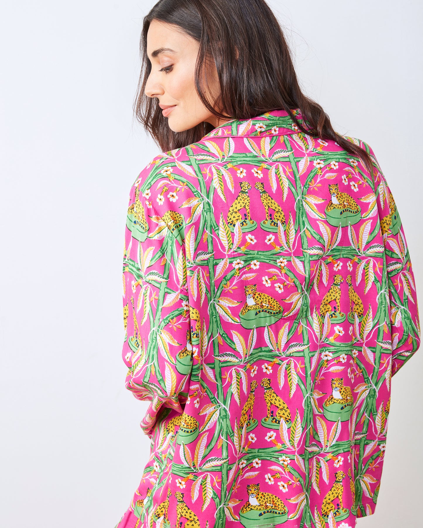 Royal Cheetah - Eco Satin Rittenhouse Set - Pink Palace - Printfresh