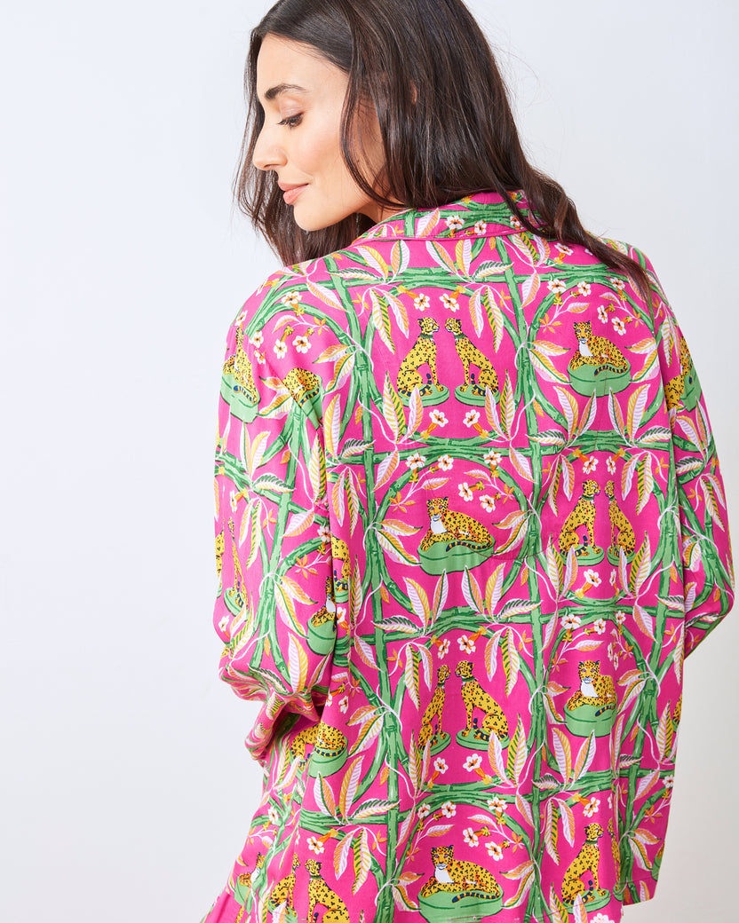 Royal Cheetah - Eco Satin Rittenhouse Set - Pink Palace - Printfresh