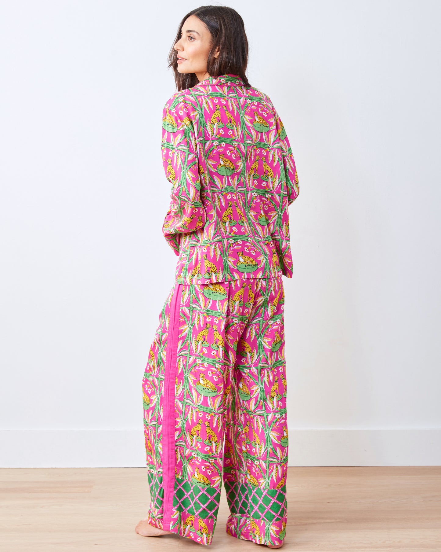 Royal Cheetah - Eco Satin Rittenhouse Set - Pink Palace - Printfresh