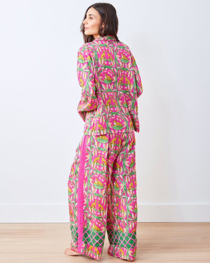Royal Cheetah - Eco Satin Rittenhouse Set - Pink Palace - Printfresh