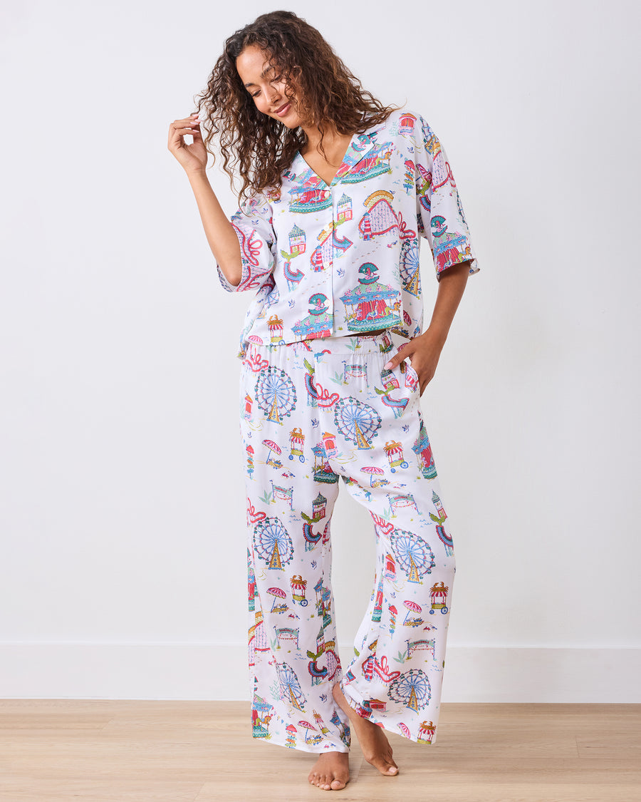 Seaside Rides - Eco Satin Wildest Dreams Set - Cloud - Printfresh