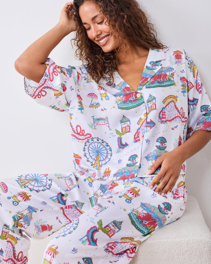 Seaside Rides - Eco Satin Wildest Dreams Set - Cloud - Printfresh