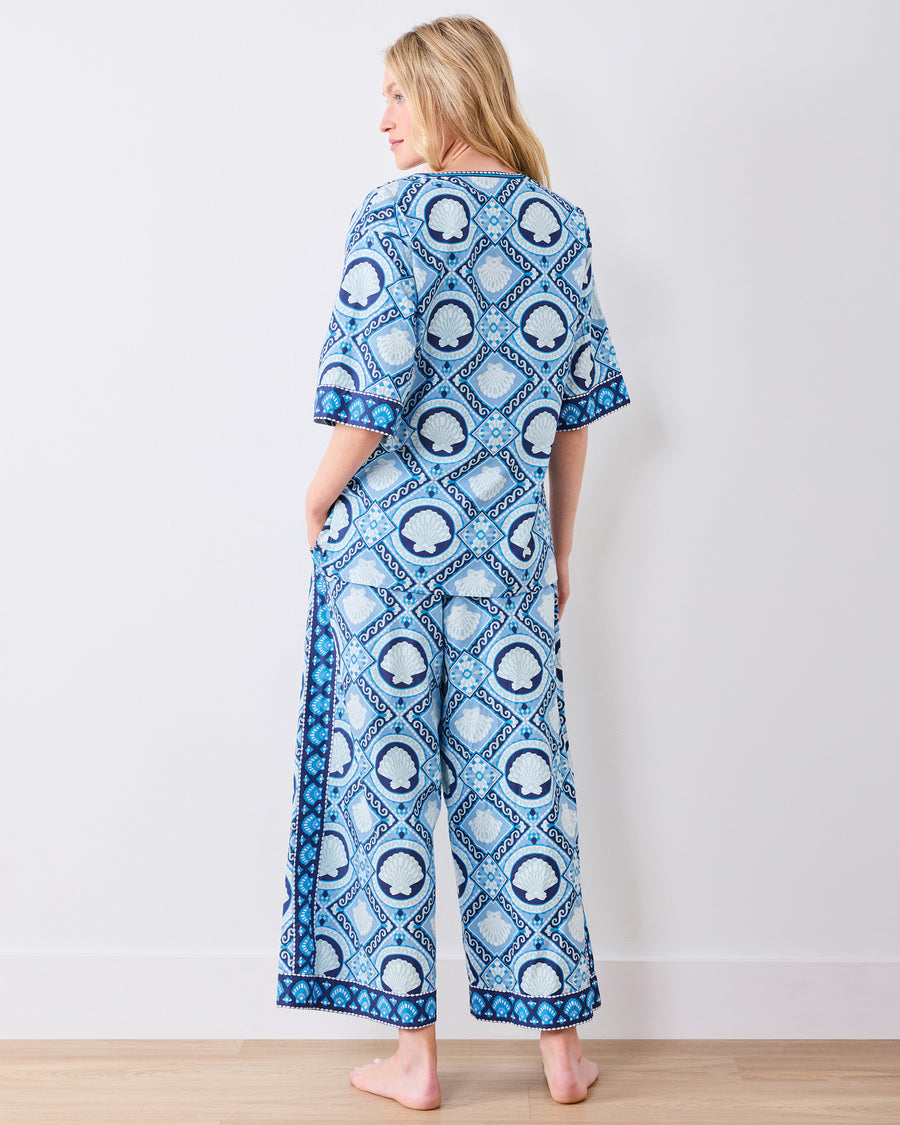 Tide & Tile - Nina Set - Seashell Blue - Printfresh